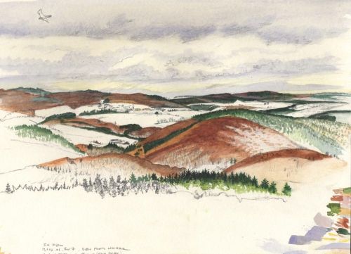 Paysage hivernal Nocher